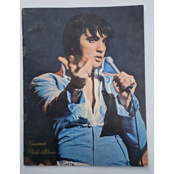 VTG Elvis Presley 1970 Tour Photo Album RCA Records Souvenir Program Book - Picture 2 of 5